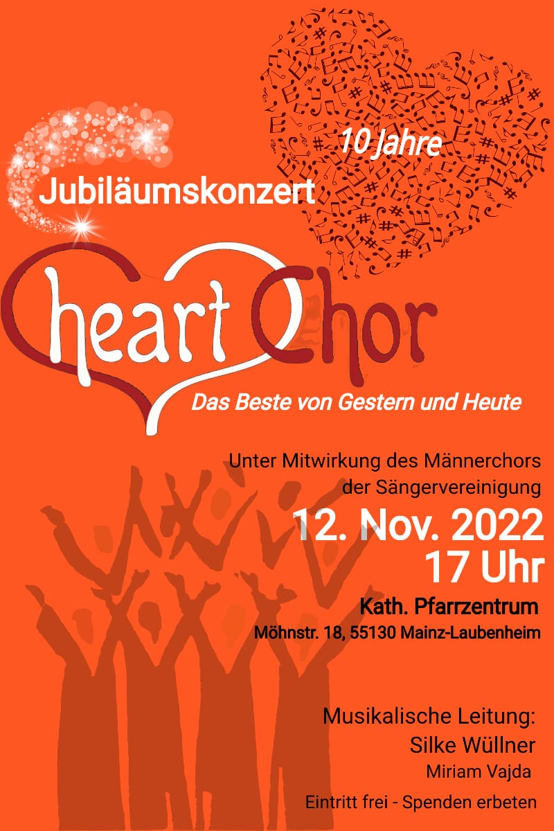 Jubiläumskonzert des heartChors